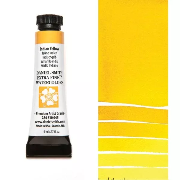 daniel smith watercolour paint indian yellow