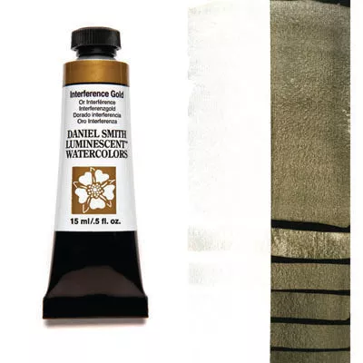 daniel smith watercolour paint interference gold (luminescent)