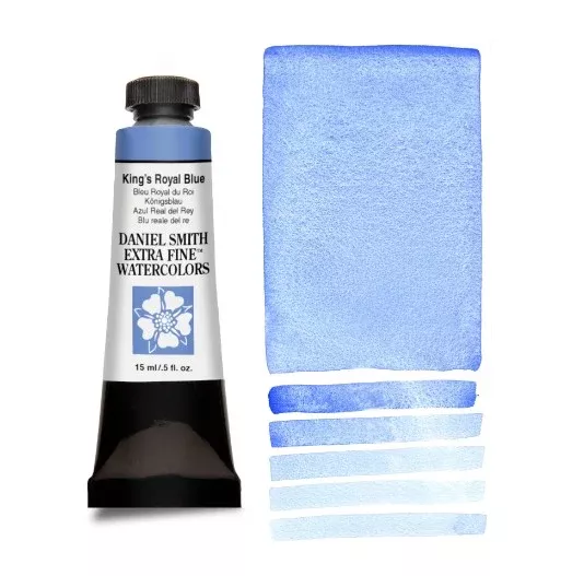 daniel smith watercolour paint king's royal blue