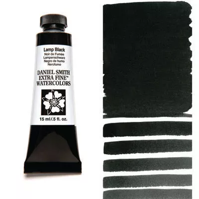 daniel smith watercolour paint lamp black