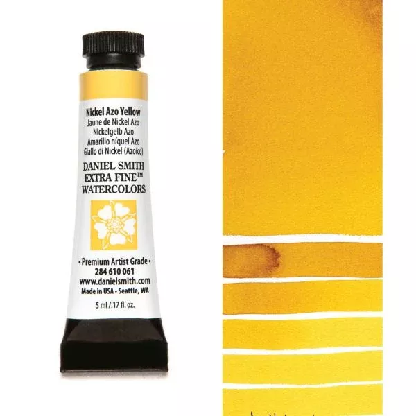 daniel smith watercolour paint nickel azo yellow