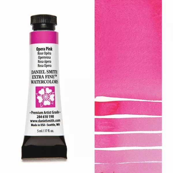 daniel smith watercolour paint opera pink
