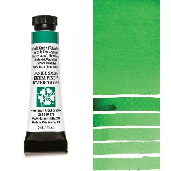 daniel smith watercolour paint phthalo green (yellow shade)
