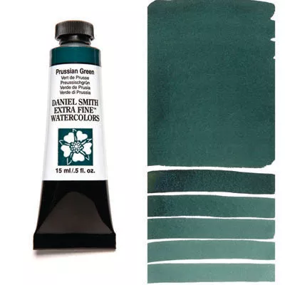 daniel smith watercolour paint prussian green
