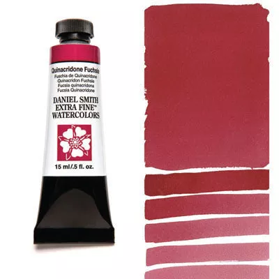 daniel smith watercolour paint quinacridone fuchsia