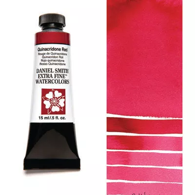 daniel smith watercolour paint quinacridone red