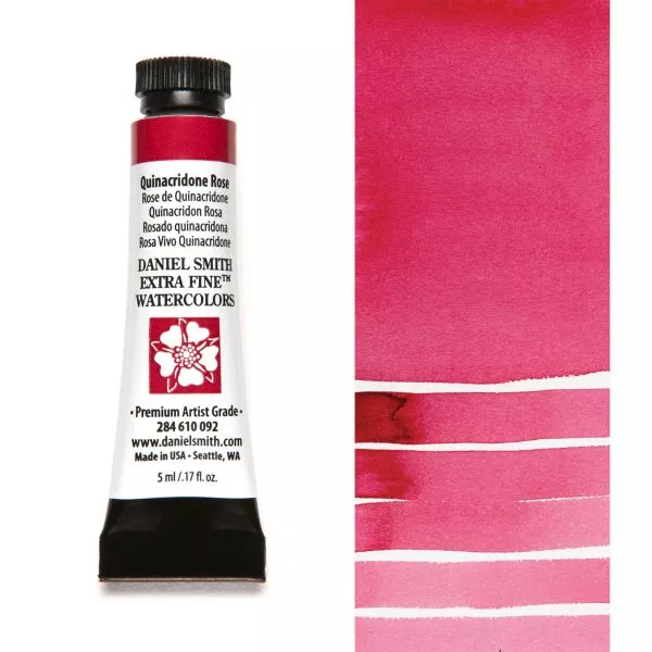 daniel smith watercolour paint quinacridone rose