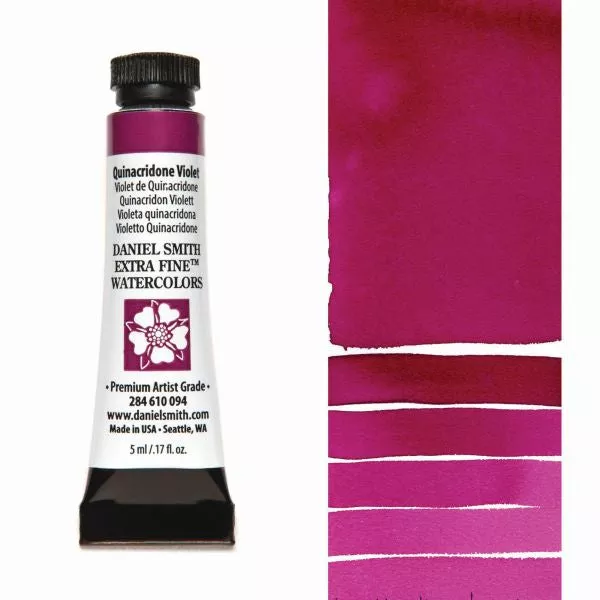 daniel smith watercolour paint quinacridone violet