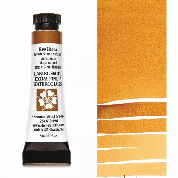 daniel smith watercolour paint raw sienna