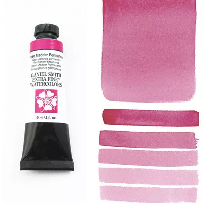 daniel smith watercolour paint rose madder permanent