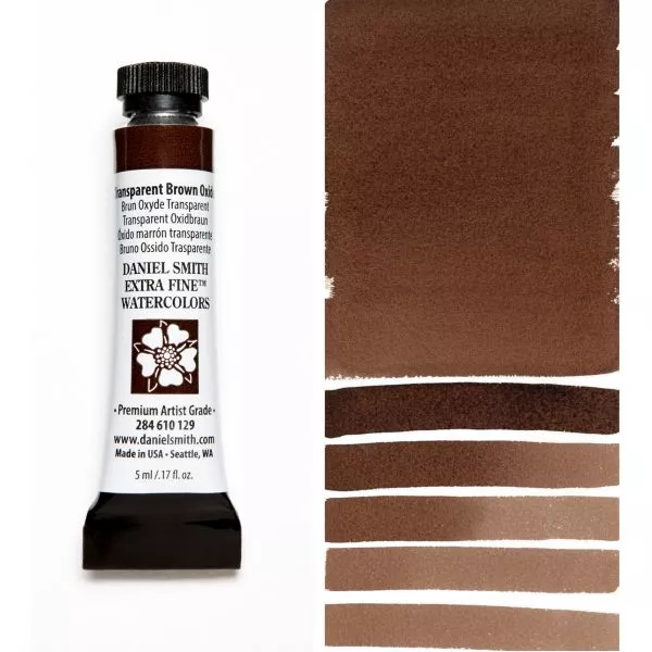 daniel smith watercolour paint transparent brown oxide