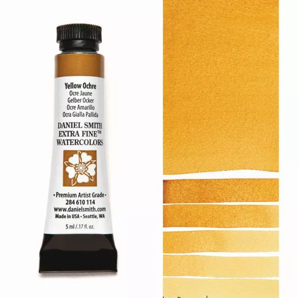 daniel smith watercolour paint yellow ochre