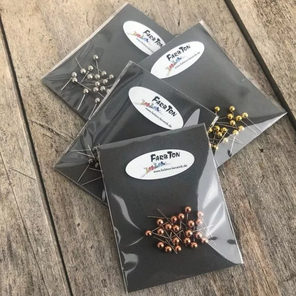 Deco-Needles small - Silber - 20 pcs - FarbTon Papier