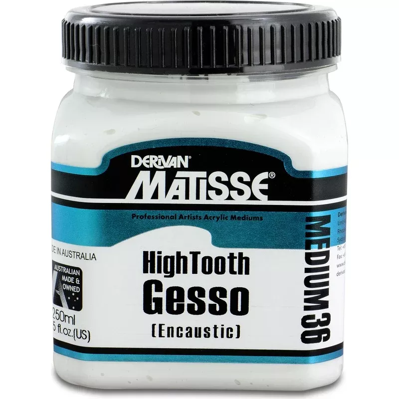 Derivan Matisse High Tooth White Gesso, 250ml