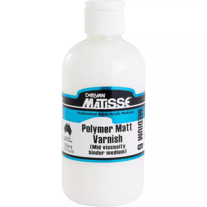 Derivan Matisse Matt Polymer Varnish, 250ml