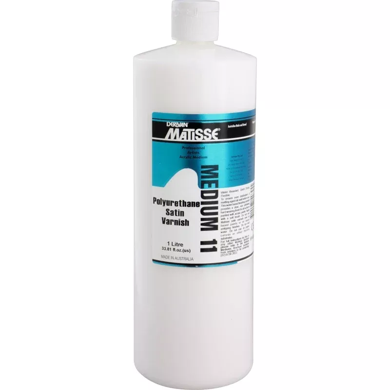 Derivan Matisse Satin Polyurethane Varnish, 1Lt