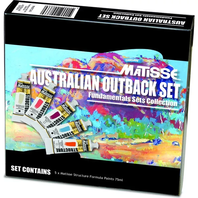 Derivan Matisse Structure, Australian Outback Set, 5x75ml