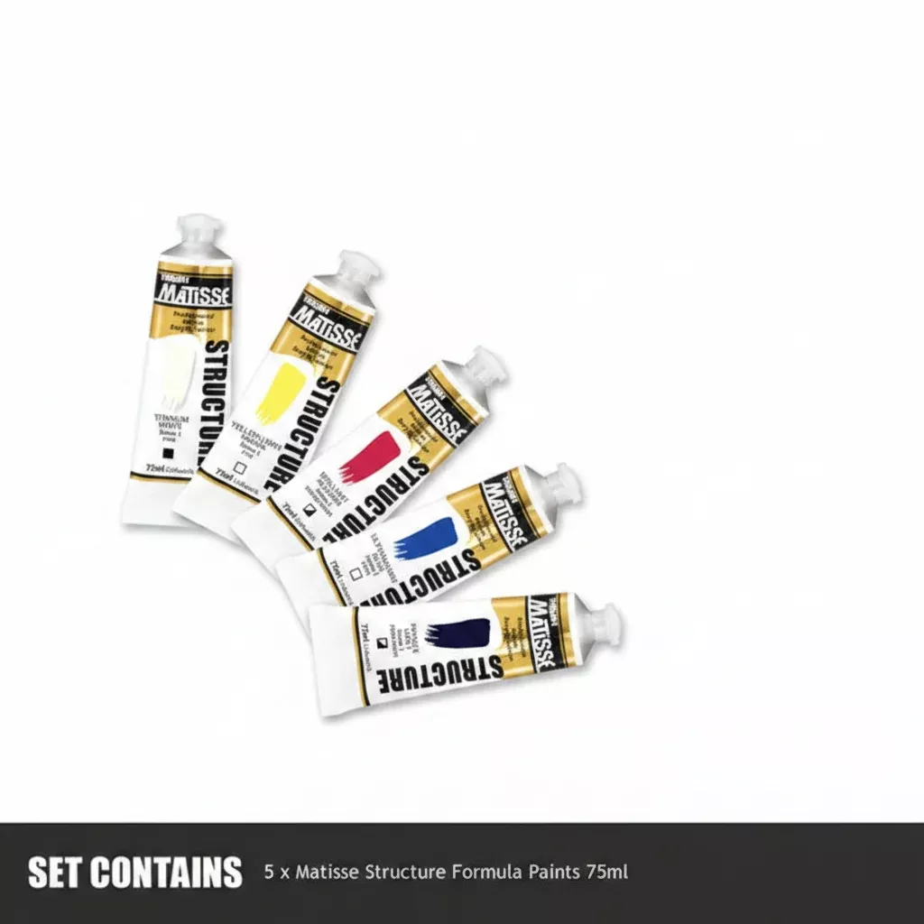 Derivan Matisse Structure, Cool Colours Set, 5x75ml