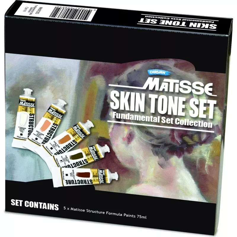 Derivan Matisse Structure, Skin Tone Set, 5x75ml