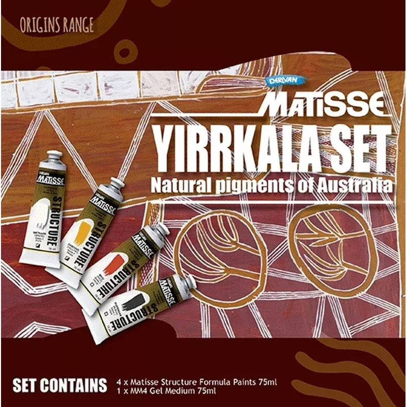 Derivan Matisse Structure, YirrkalaColours Set, 5x75ml