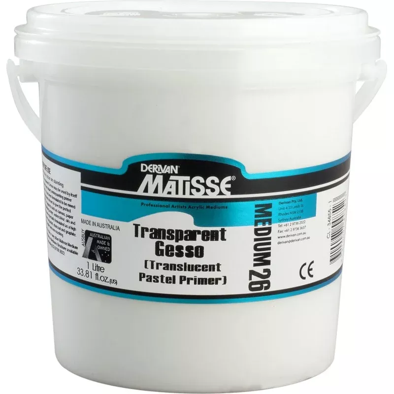 Derivan Matisse Transparent Gesso, 1Lt