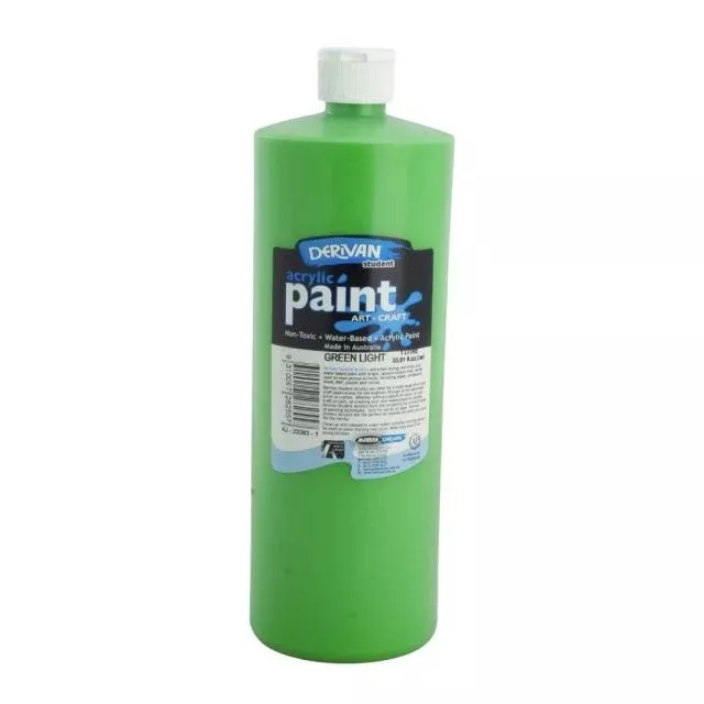 derivan student acrylic paint green light
