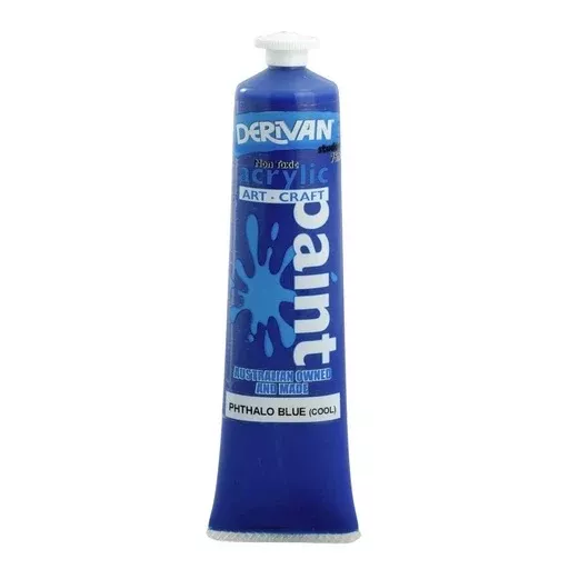 derivan student acrylic paint phthalo blue (cool)