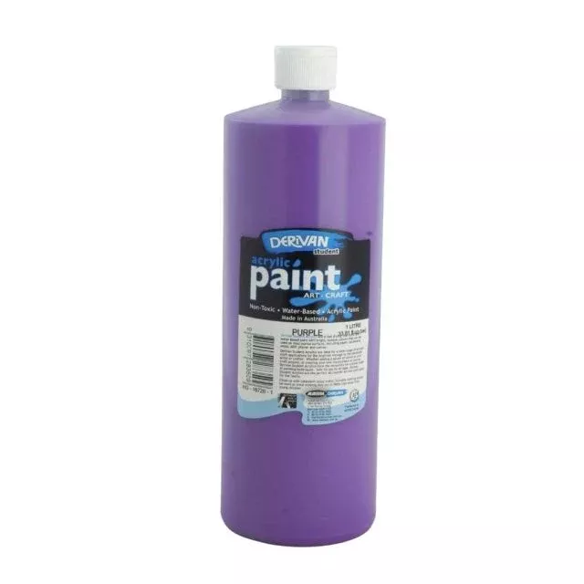derivan student acrylic paint purple