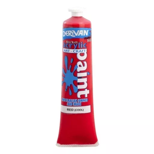 derivan student acrylic paint red (cool)