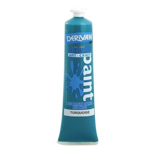 derivan student acrylic paint turquoise