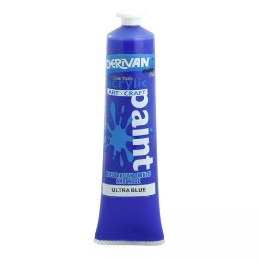 derivan student acrylic paint ultra blue (warm)