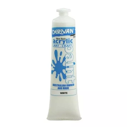derivan student acrylic paint white