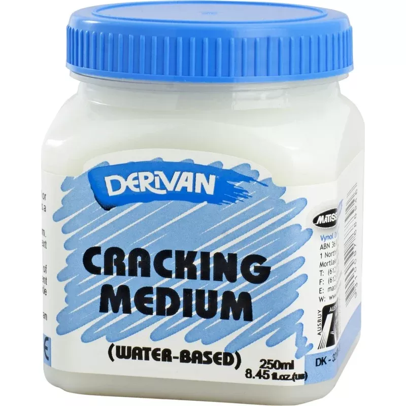 Derivan Water Based Cracking Medium, 250ml
