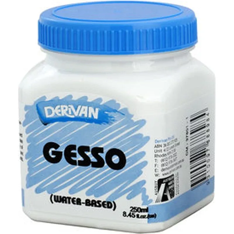 Derivan White Gesso Primer, 250ml