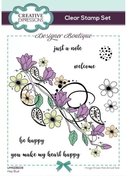 Designer Boutique - Hey Bud - Clear Stamps - Creative Expressions