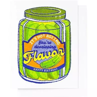 Developing Flavor Birthday Card