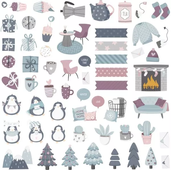 Die Cut - Cuddle Time - Embellishment - ModaScrap
