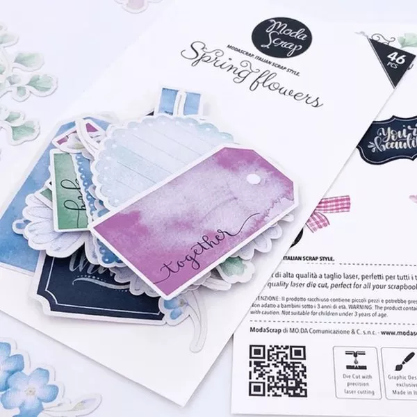 Die Cut - Spring Flowers - Embellishment - ModaScrap