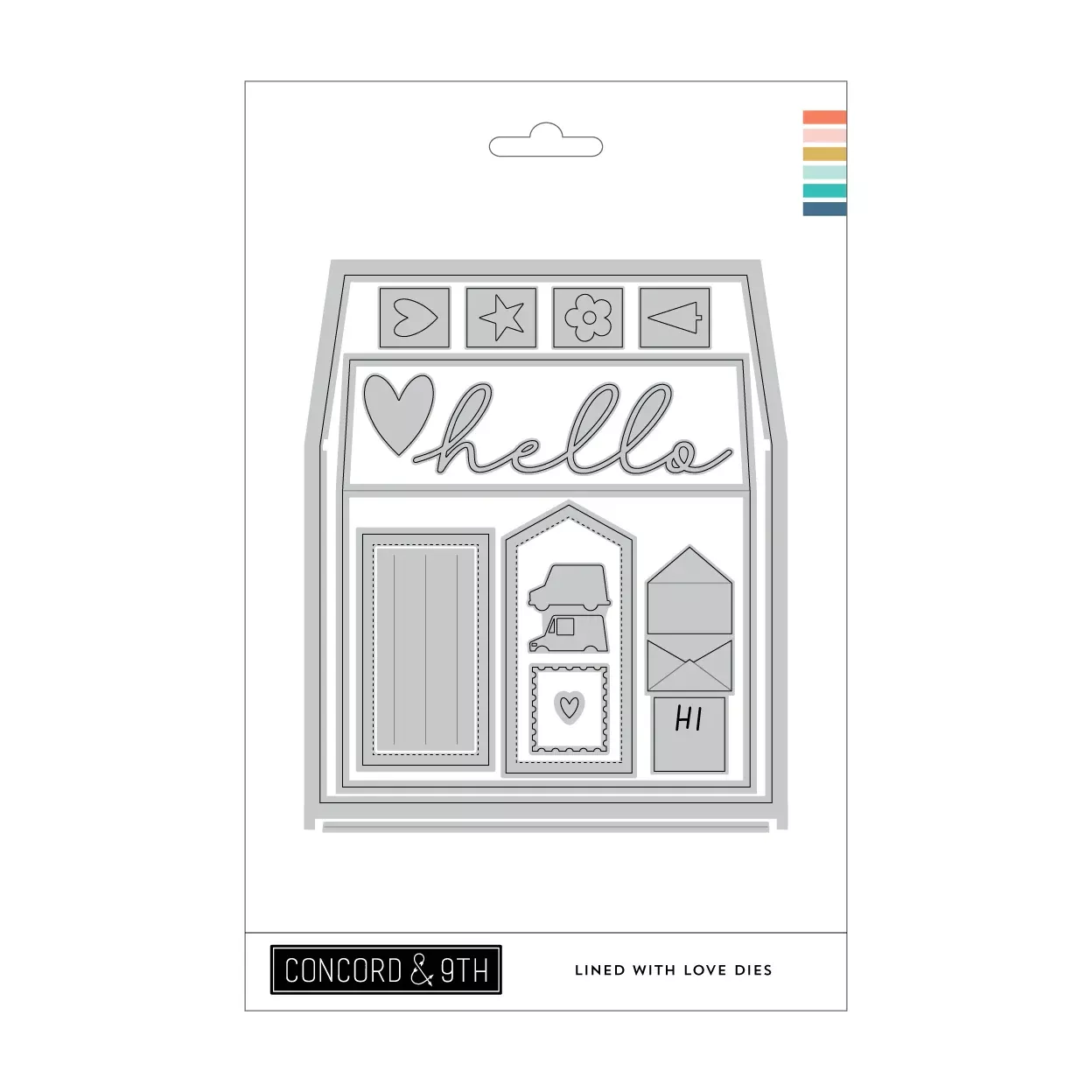 Dies: Concord & 9th-Lined With Love Dies