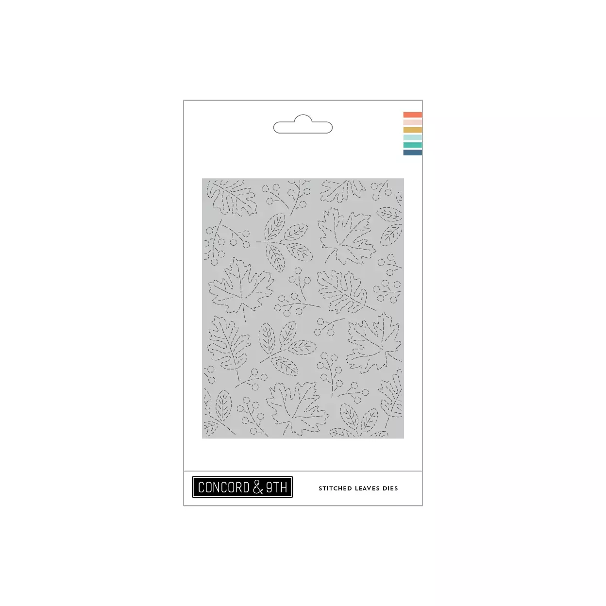 Dies: Concord & 9th-Stitched Leaves Card Front Die