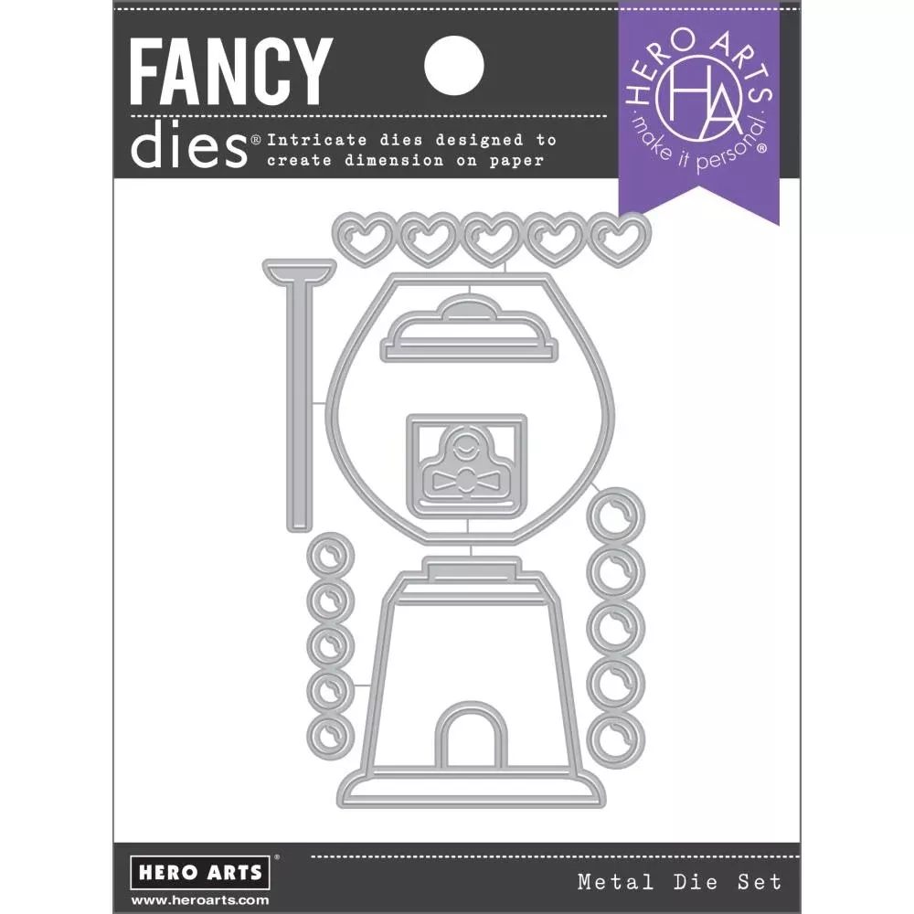 Dies: Hero Arts Fancy Dies-Gumball Machine