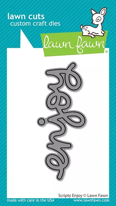 Dies: Lawn Fawn-Scripty Enjoy Die