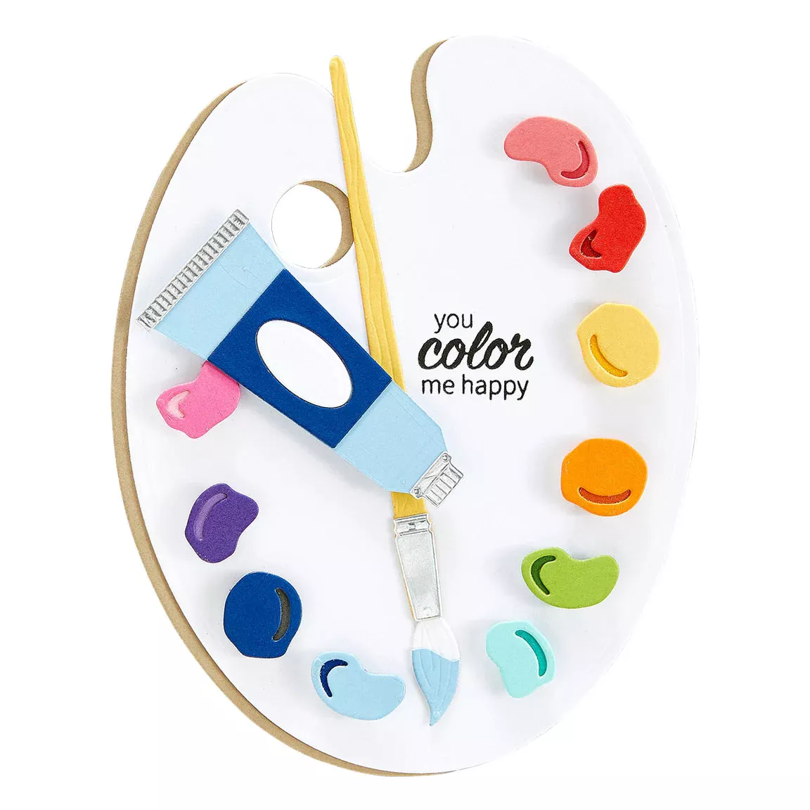 Dies: Spellbinders-Painter’s Palette Etched Dies