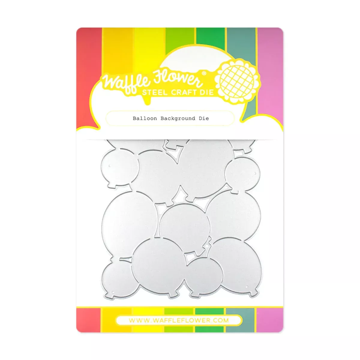 Dies: Waffle Flower Crafts-Balloon Background Die