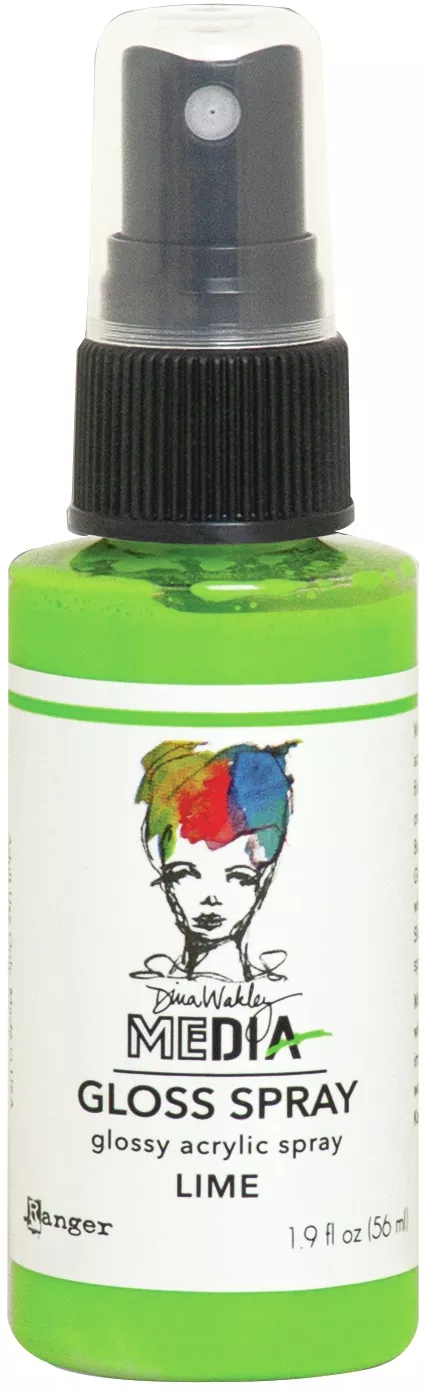 Dina Wakley Media Gloss Spray Lime
