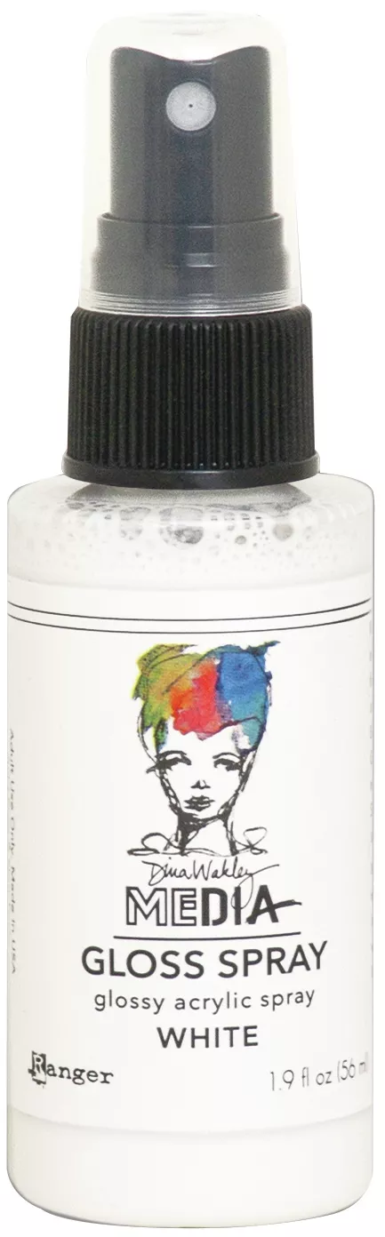 Dina Wakley Media Gloss Spray White