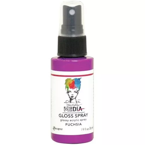 Dina Wakley Media Gloss Sprays 2oz Fuchsia