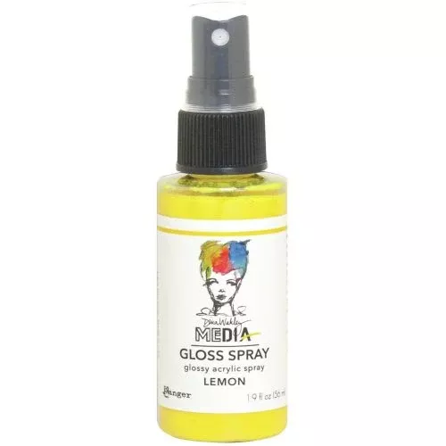 Dina Wakley Media Gloss Sprays 2oz Lemon