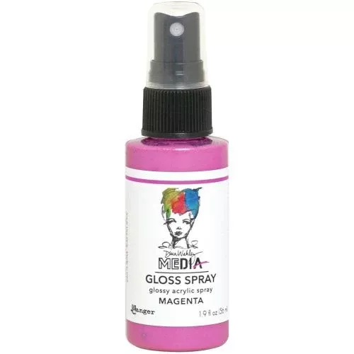Dina Wakley Media Gloss Sprays 2oz Magenta