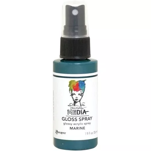 Dina Wakley Media Gloss Sprays 2oz Marine